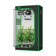 Standard Grow Tent Kit GIY-32 2x3, 2-Plant Complete System, with 100W VS1000 LED Grow Light, and 4-inch Ventilation Combo