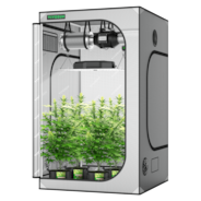 Standard Grow Tent Kit GIY-G55 5x5, 6-Plant Complete System, with 400W VS4000 LED Grow Light, and 6-inch Ventilation Combo