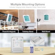 Digital Indoor Thermometer & Hygrometer 1-Pack