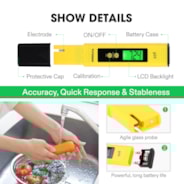 Digital pH Meter, 3-in-1 TDS EC and Temperature Meter, Plant Soil Moisture Tester Combo for Home, Garden and Hydroponics