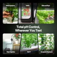 pH-mètre, testeur de pH de haute précision avec ATC, stylo de pH numérique 0,00-14,00 ± 0,01 pH, testeur de nutriments portable avec sonde interchangeable pour l'eau