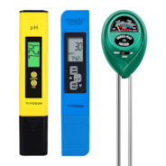 Digital pH Meter, 3-in-1 TDS EC and Temperature Meter, Plant Soil Moisture Tester Combo for Home, Garden and Hydroponics