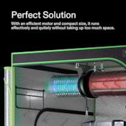 Grow it Yourself 4 Inch 195 CFM Inline Duct Fan with Carbon Filter