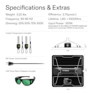 VIVOSUN VS1000 LED Grow Light with Samsung LM301 Diodes