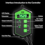 GrowHub Seedling Heat Mat Thermostat
