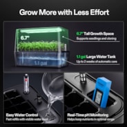 VSeed Smart Seedling Box, Indoor Seed Starting & Cloning System with Ebb & Flow Irrigation
