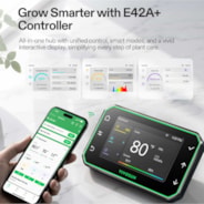 Smart Grow Tent Kit 3x3 Complete Indoor Grow System with Smart Controller, Full-Spectrum LED Grow Light & Ventilation Automation System, 1680D Mylar Tent 36"x36"x72"