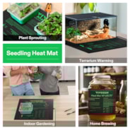 Seedling Heat Mat Digital Thermostat Combo 20″ x 20.75″