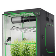 Smart Grow Tent Kit PRO 5x5 Indoor Grow System with 2-in-1 Tunable Spectrum LED Light, Smart GrowHub Automation, Efficient Ventilation & 360° Airflow, 2000D Mylar Tent 60"x60"x80"