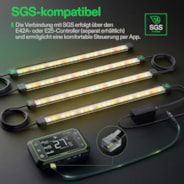 LumaRay Lichtleiste (4-Balken), Vollspektrum LED-Lichtbalken, SGS-kompatibel