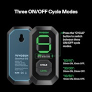 AeroZesh S8 Inline Fan 8″ with E12 Speed Controller, PWM-Controlled EC Fan for Grow Tent Ventilation