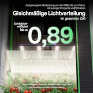 LumaLight 320W LED Pflanzenlampe, Vollspektrum Grow Lampe mit tiefer Canopy-Durchdringung, 90 x 90 cm, GrowHub kompatibel