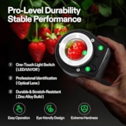 30X Rechargeable Loupe Magnifier with Optical Glass Lens and Lights