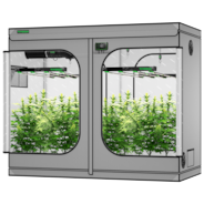 Smart Grow Tent Kit GIY-SGS-G84 4x8, 8-Plant Complete System, with WiFi E42A Controller, 2x 450W VSFD4500 LED Grow Light, and 8-inch AeroZesh G8 Ventilation Combo