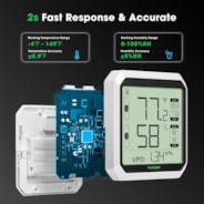 AeroLab THB1S Bluetooth Hygrometer Thermometer, External Sensor Probe Included