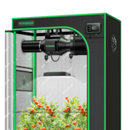 CLEARANCE | Smart Grow Tent Kit GIY-SGS-32 2x3, 2-Plant Complete System, with WiFi E42A+ Controller, 100W AeroLight SE LED Grow Light, and 4-inch AeroZesh G4 Ventilation Combo