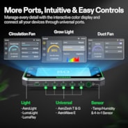 GrowHub E42A+ Controller for Grow Tent, Smart Environmental WiFi-Controller with Temperature, Humidity, VPD, Timer, Cycle, Schedule Controls, Cooling