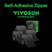 Self-Adhesive Heavy Duty Zipper for Debris Barriers Zipper Door, Greenhouse, Indoor Outdoor Tent, 3In. x 7Ft.