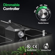 VS1000 Full Spectrum LED Grow Light Board 100W, High PPFD & Low Heat, 2 x 2 Ft. Coverage