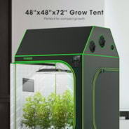 Roof Grow Tent 4x4 R446, 4-8 Plants Use, with Sloping Roof, 48″ x 48″ x 72″, For Indoor Plants Growing