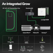 Starter Grow Tent Kit, 2 × 2ft 1-Plant System, WiFi-Controlled Grow System with Full Spectrum LED Grow Light, Automatic Ventilation, GrowHub Outlet A22 with Temperature and Humidity Sensor