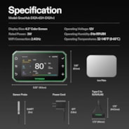 GrowHub Controller E42A+ for Grow Tent, Smart Environmental WiFi-Controller with Temperature, Humidity, VPD, Timer, Cycle, Schedule Controls, Cooling