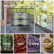 2-Layer Mesh Drying Rack Hanging Design with Green Zippers