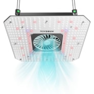 AeroLight 120W LED Grow Light, Indoor Plant Light with Circulation Fan for Grow Tent Cooling Ventilation, Tunable Full Spectrum, Support App Control, GrowHub Compatible, 2x2ft Coverage