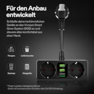 GrowHub A22 Controller with Temperature and Humidity Sensor Probe, Compatible with Vivosun App for Grow Tent