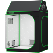 Roof Grow Tent 4x4 R446, 4-8 Plants Use, with Sloping Roof, 48″ x 48″ x 72″, For Indoor Plants Growing
