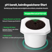 FlexFeed DWC Hydroponices System Seed Rooter, 4-Pack Seed Starter Plugs, Compatible with VGrow DWC System 