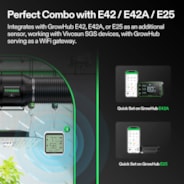 AeroLab THB1S Bluetooth Hygrometer Thermometer, External Sensor Probe Included