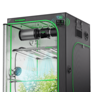 Smart AI Grow Tent System 4x4 Indoor Smart Grow System with Self-Learning AI Controller, Dynamic Airflow & Tunable Spectrum, Automated Climate Control, 2000D Mylar Tent 48"x48"x80"