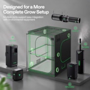 Grow Tent Pro 5x5 P558, High Reflective Mylar with 2000D Oxford Canvas & Heavy-Duty Metal Support 60"x60"x80"