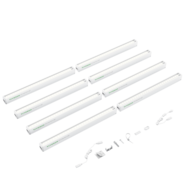 T5 Linear Grow Lights, 5000K Full Spectrum LED Grow Lights for Indoor Plants, SGS Compatible, 6W/Bar, 1ft, 8-Pack