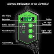 Seedling Heat Mat Thermostat