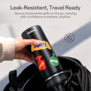 18oz Insulated Stainless Steel Water Bottle, Food-Grade & Leak-Proof, Portable for Home Office Sports Travel