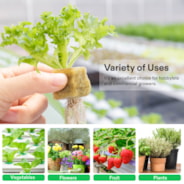 1" Rockwool Grow Cubes, 4 Sheets of 200 Plugs