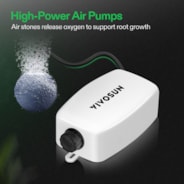 5 Gallon DWC Hydroponic System Kit (1 Bucket, Black)