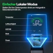 VIVOSUN AeroFlux 1200W PTC-Heizung mit Thermostat, App & VPD, Temperatur- und VPD-Überwachung für ein optimales Growzeltklima