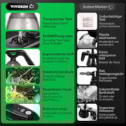 Battery Powered Sprayer 0.5Gallon, Electric Spray Bottle USB Rechargeable, 2.2 Ah Battery