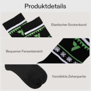 Vivosun Socks L, Thermal Warm, Snowflake Pattern, Christmas Gifts, 1 Pair
