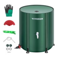 Collapsible Rain Barrel, 132 Gallon, Green