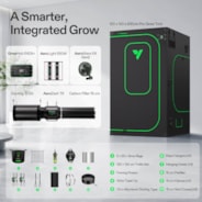 Smart Grow Tent Kit PRO 4x4 Indoor Grow System with 2-in-1 Tunable Spectrum LED Light, Smart GrowHub Automation, Efficient Ventilation & 360° Airflow, 2000D Mylar Tent 48"x48"x80"