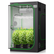 Grow Tent Pro P448 120 x 120 x 200 cm, High Reflective Mylar with 2000D Oxford Canvas & Heavy-Duty Metal Support