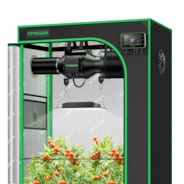 CLEARANCE | Smart Grow Tent Kit GIY-SGS-42 2x4, 2-Plant Complete System, with WiFi E42A+ Controller, 200W AeroLight Wing SE LED Grow Light, and 4-inch AeroZesh G4 Ventilation Combo