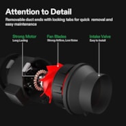 Air Filtration Kit R6 6″, Inline Fan R6 with Variable Speed Controller, Thermometer, Carbon Filter & Ducting Combo