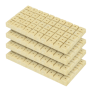 1" Rockwool Grow Cubes, 4 Sheets of 200 Plugs