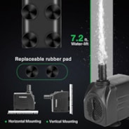 480GPH Submersible Pump, Ultra Quiet Water Pump