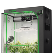 Smart Grow Tent Kit PRO 4x2 Indoor Grow System with 2-in-1 Tunable Spectrum LED Light, Smart GrowHub Automation, Efficient Ventilation & 360° Airflow, 2000D Mylar Tent 48"x24"x72"